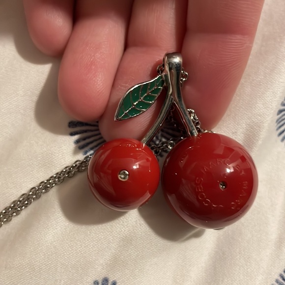 Marc by Marc Jacobs cherry watch necklace y2k long chain - Picture 4 of 4